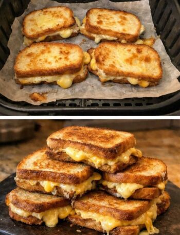 Air Fryer Cheese on Toast