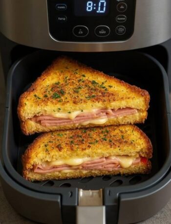 Cheesy Ham and Caramelized Onion Melt