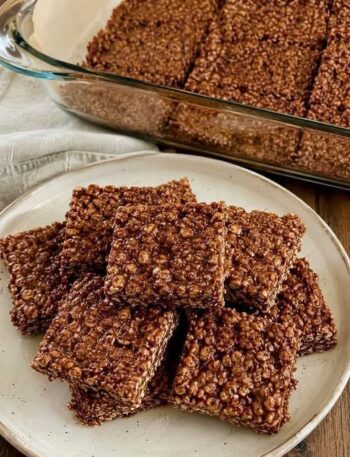 Chocolate Crispy Oat Bars