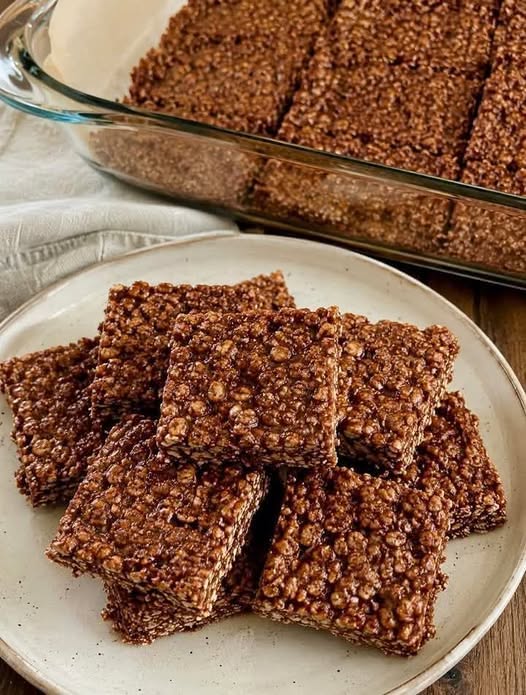 Chocolate Crispy Oat Bars