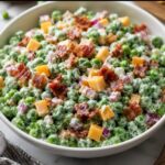 Creamy Bacon Pea Salad