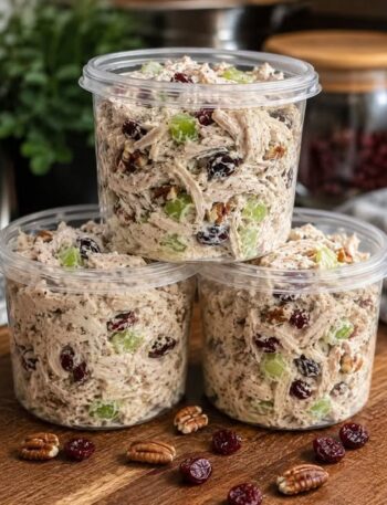 Creamy Cranberry Pecan Chicken Salad