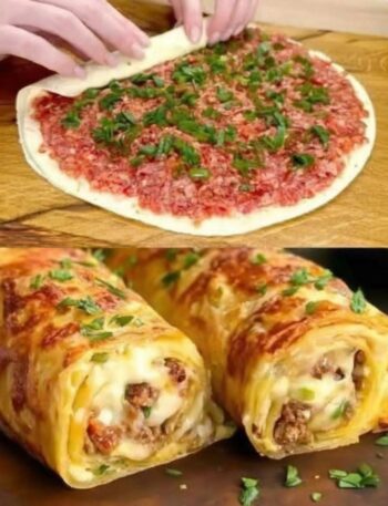 Ground Beef Tortilla Wraps