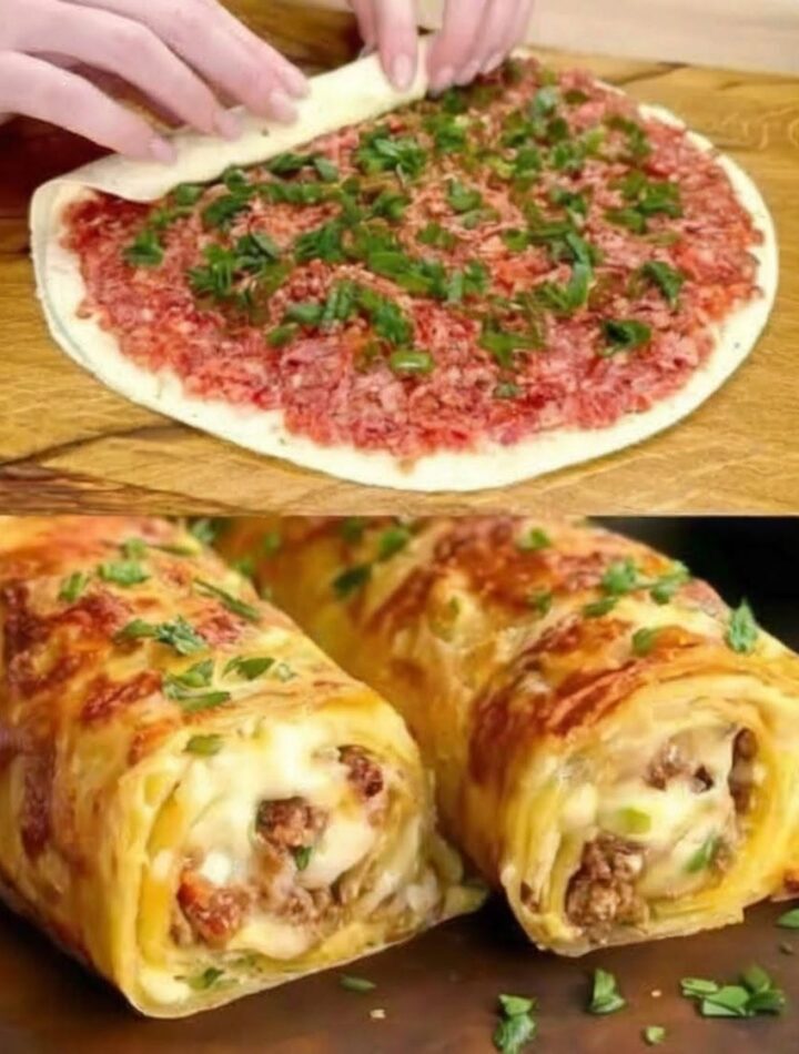 Ground Beef Tortilla Wraps