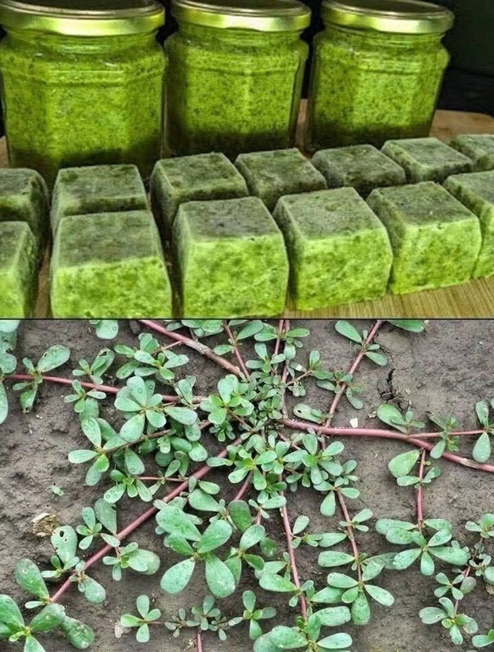 Purslane Green Cubes