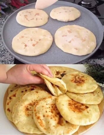 Soft Skillet Flatbread Recipe